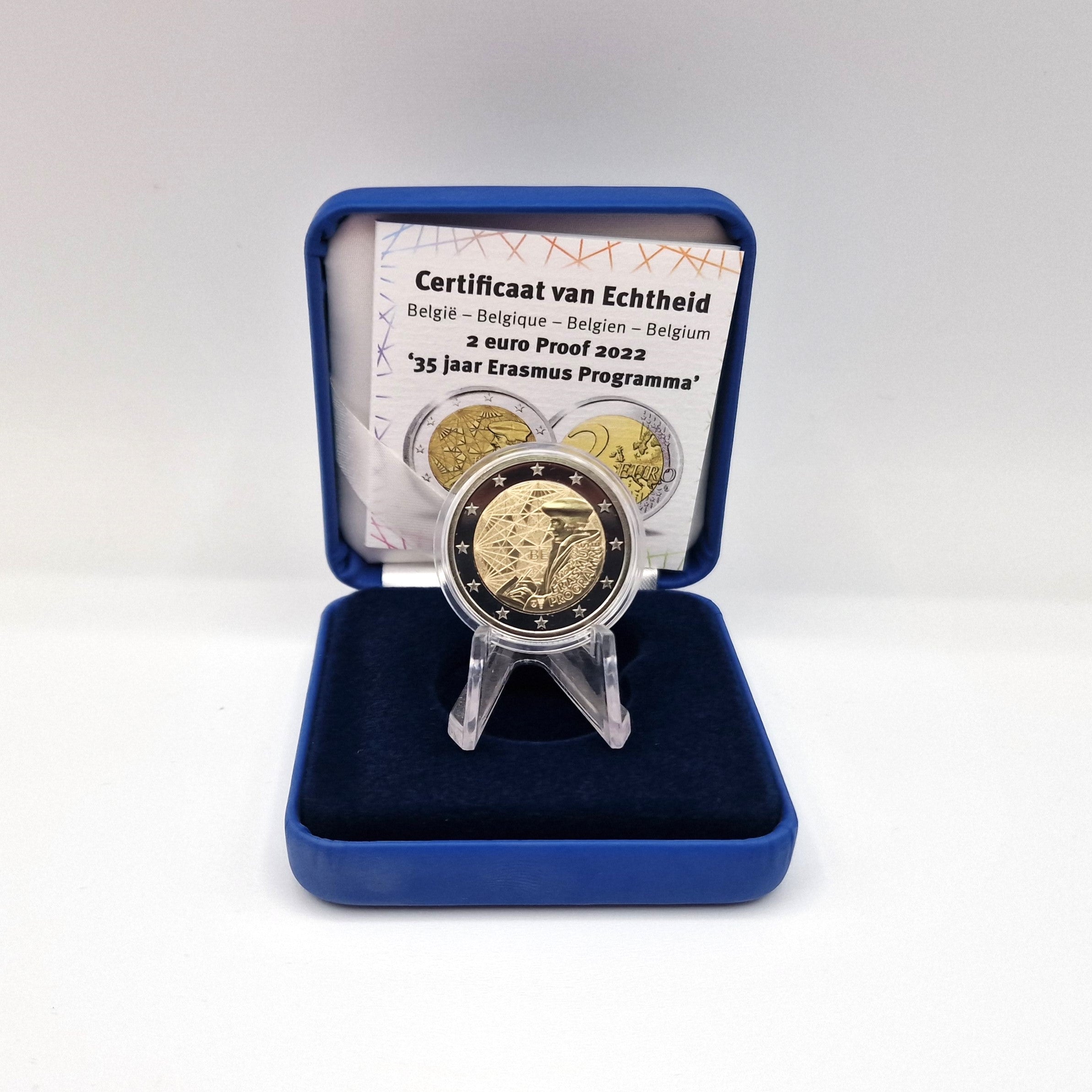 2022 Erasmus - 2€ Bélgica Proof